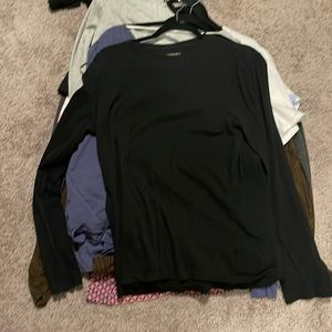 Long sleeve black t shirt